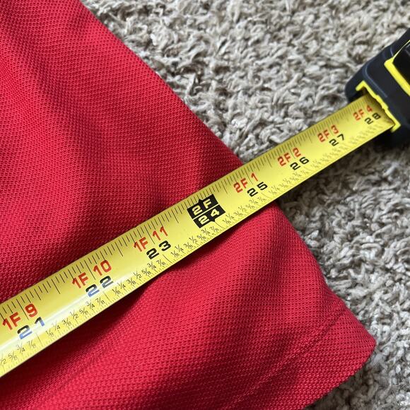 Nike Tiger Woods Collection Golf Polo Shirt Mens XXL Red Dri-Fit Adv Short Sleev - Picture 3 of 9